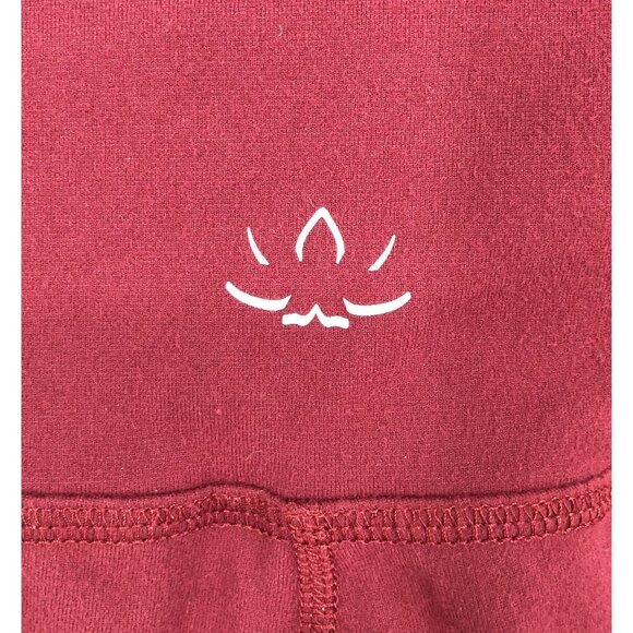 Beyond Yoga Womens Spacedye High-Rise Capri Leggings Size M Burgundy Activewear - Picture 4 of 9
